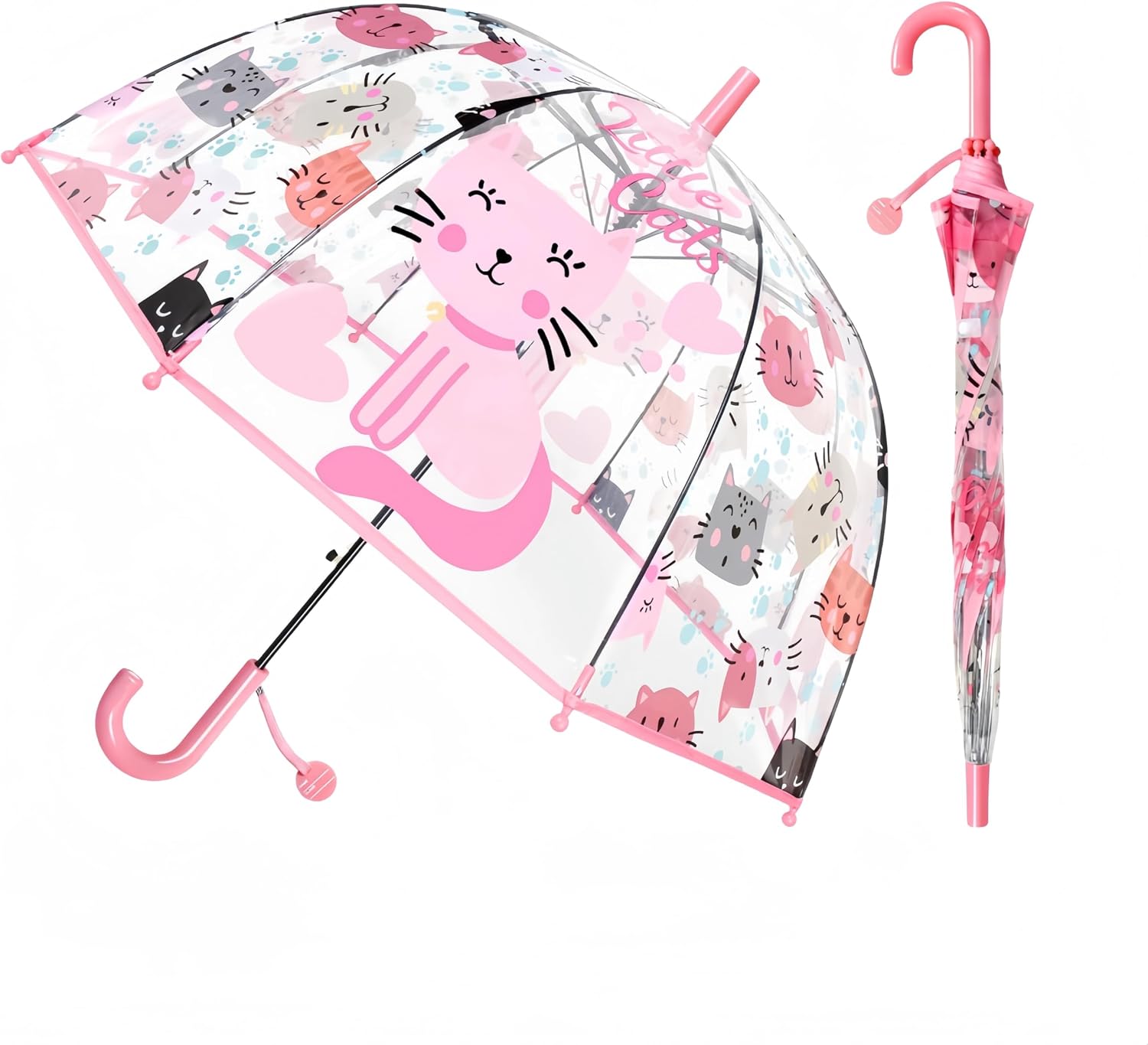 Detalle de Kids Clear Bubble Umbrella for Safe Walks