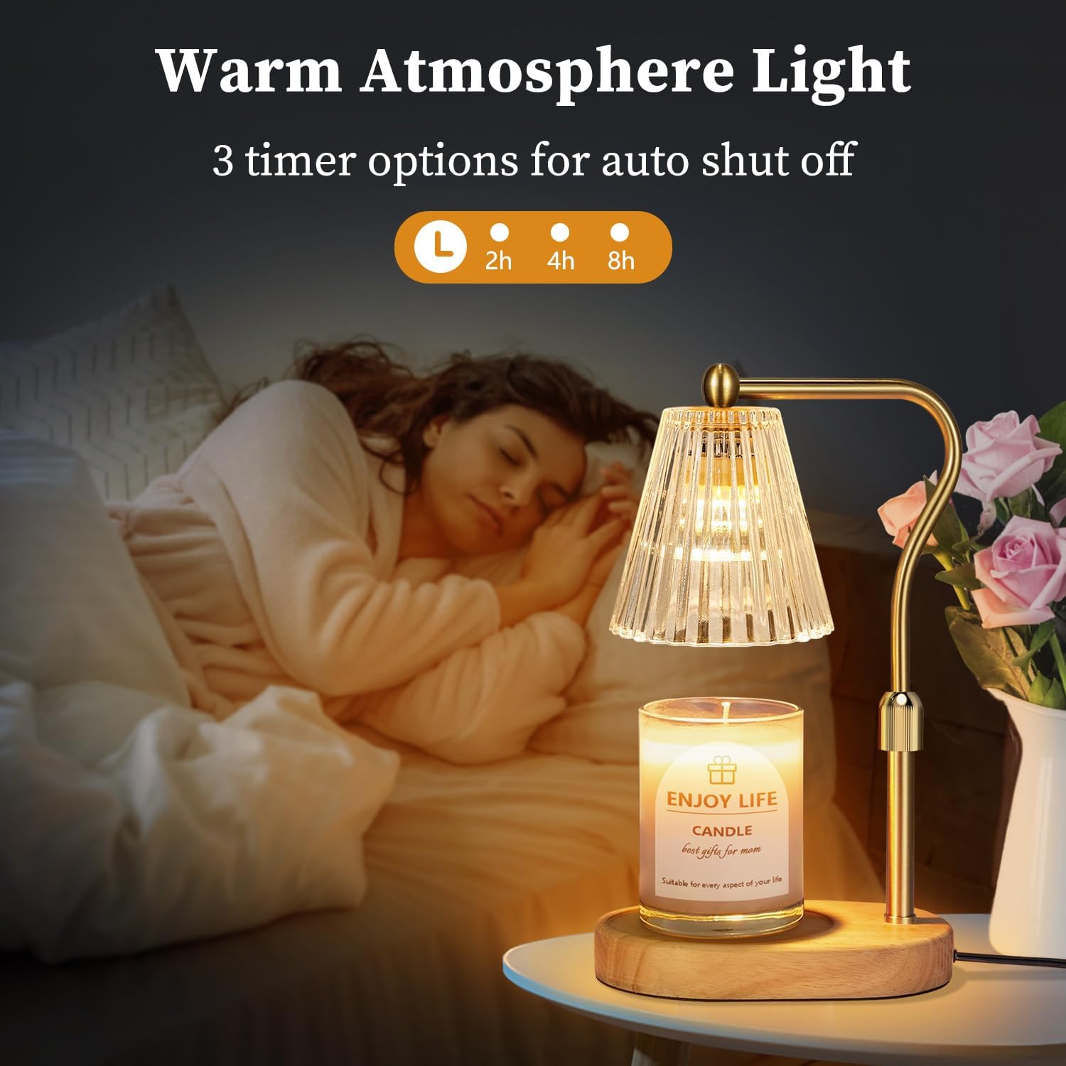 Thumbnail 2 de Seenlast Candle Warmer Lamp with Timer, Dimmer, and Height Adjustment
