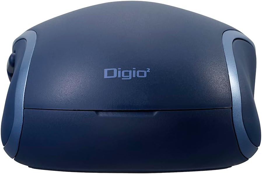 Detalle de ナカバヤシ Digio2 Z0180 ワイヤレスマウス 静音5ボタン BlueLED ネイビー