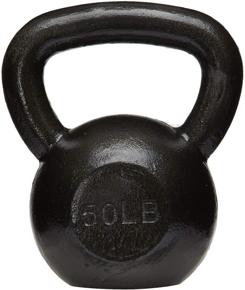 Detalle de Amazon Basics cast iron kettlebell