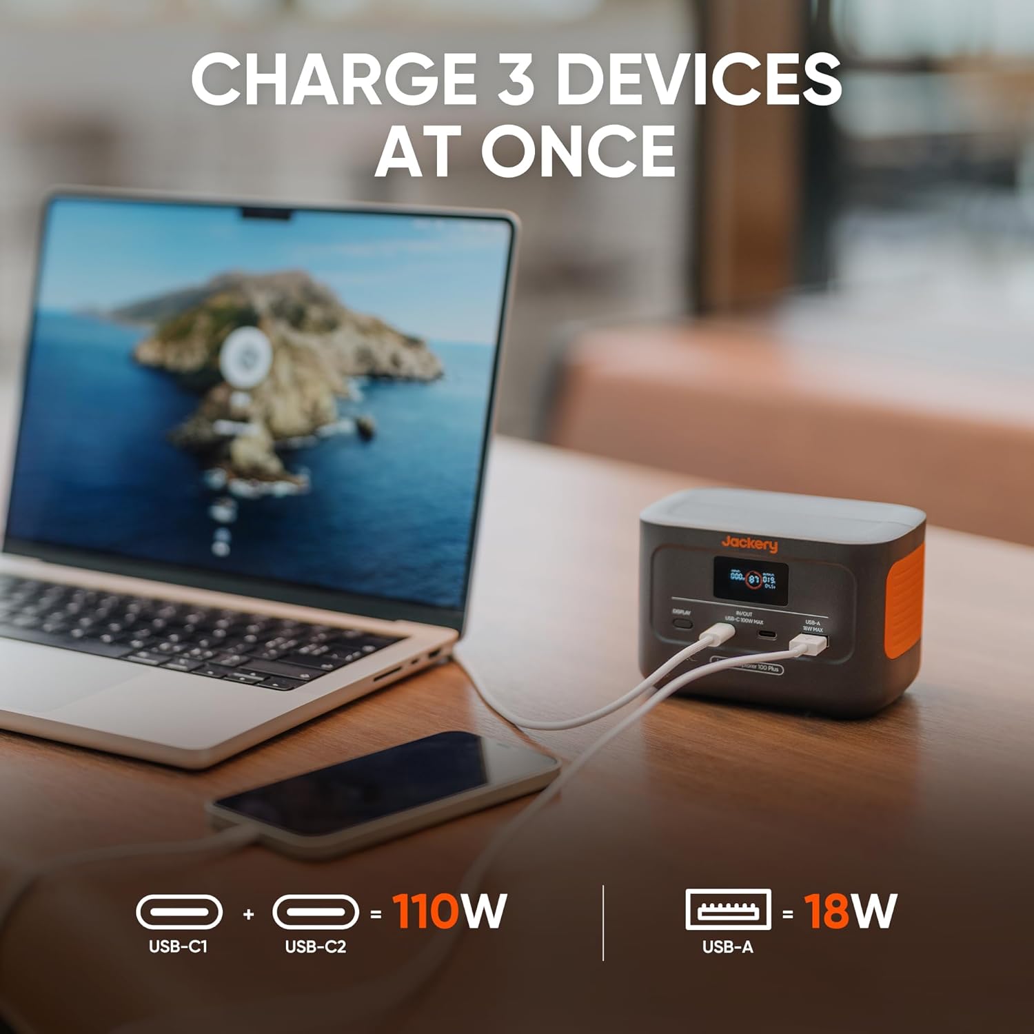 Thumbnail 5 de Jackery Explorer 100 Plus Portable Power Station (99Wh)