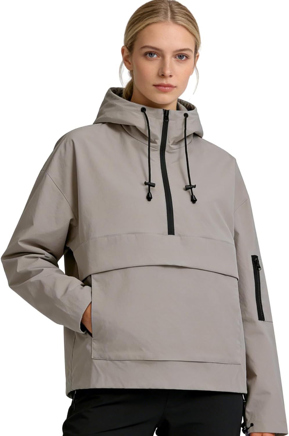 Thumbnail 6 de PUFFIT Damen Regenjacke mit Kapuze – Wasserdicht, winddicht und oversize, ideal für Outdoor-Aktivitäten