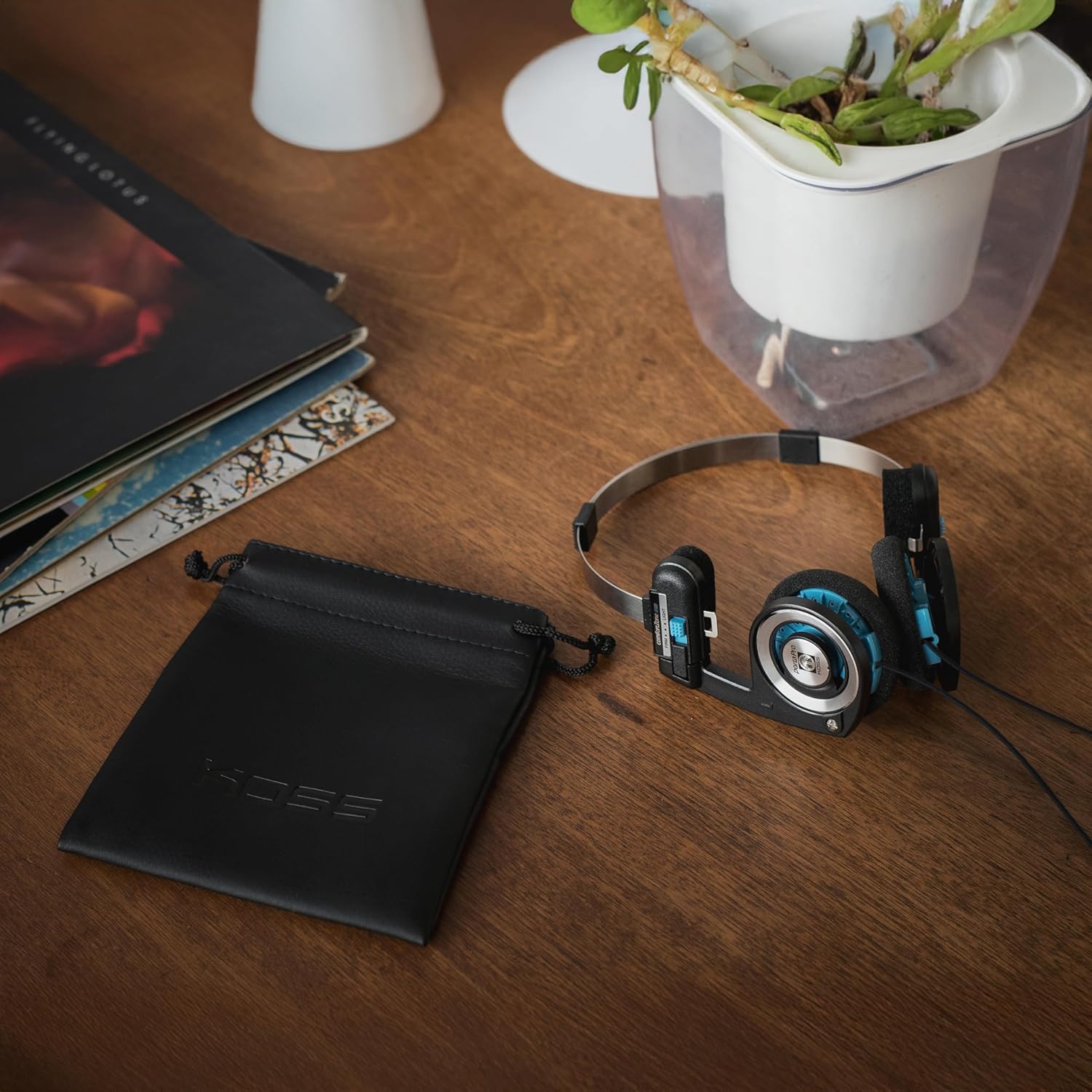 Thumbnail 2 de Koss 159243 Porta Pro (Black) on-ear headphones with inline mic and 1-touch remote