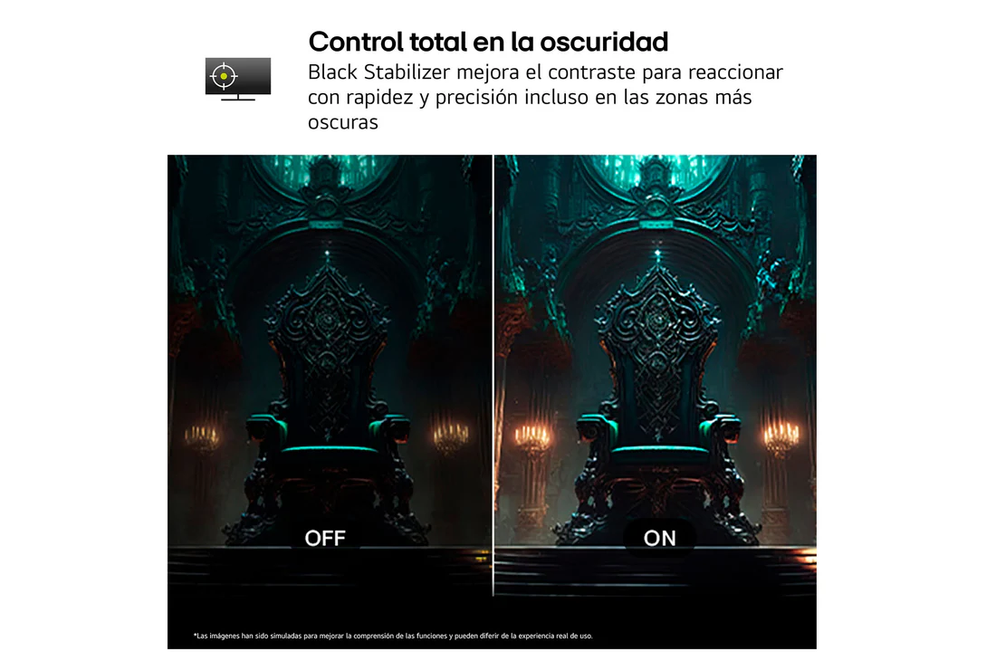 Detalle de LG UltraGear 27'' G4 (27G414B-B.OUTLET) – Monitor gaming FHD 144 Hz, 1 ms