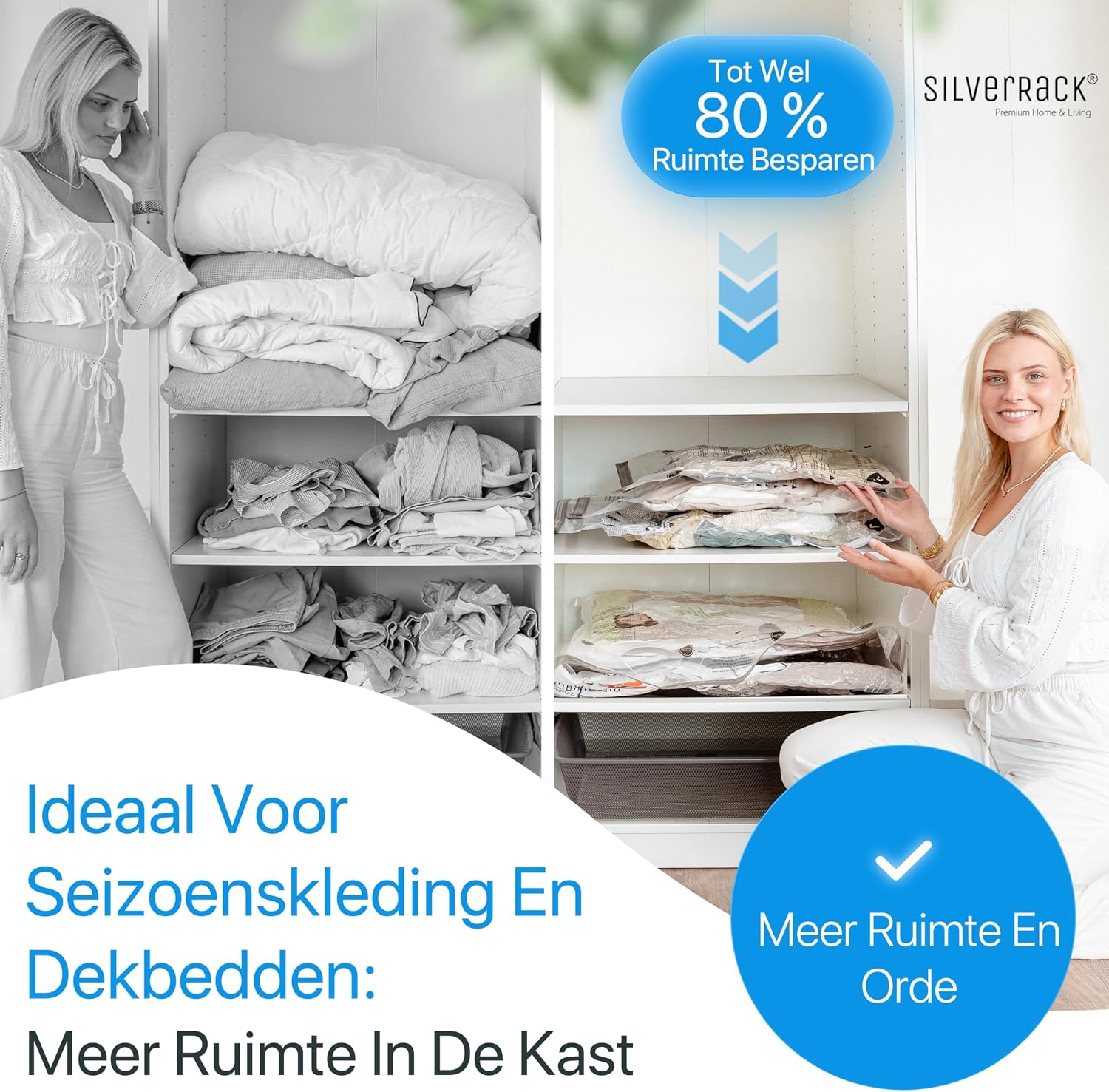 Detalle 2 de SilverRack Vacuum-Set-23 vacuümzakken, 6 stuks van 40 x 60 cm, BPA-vrij