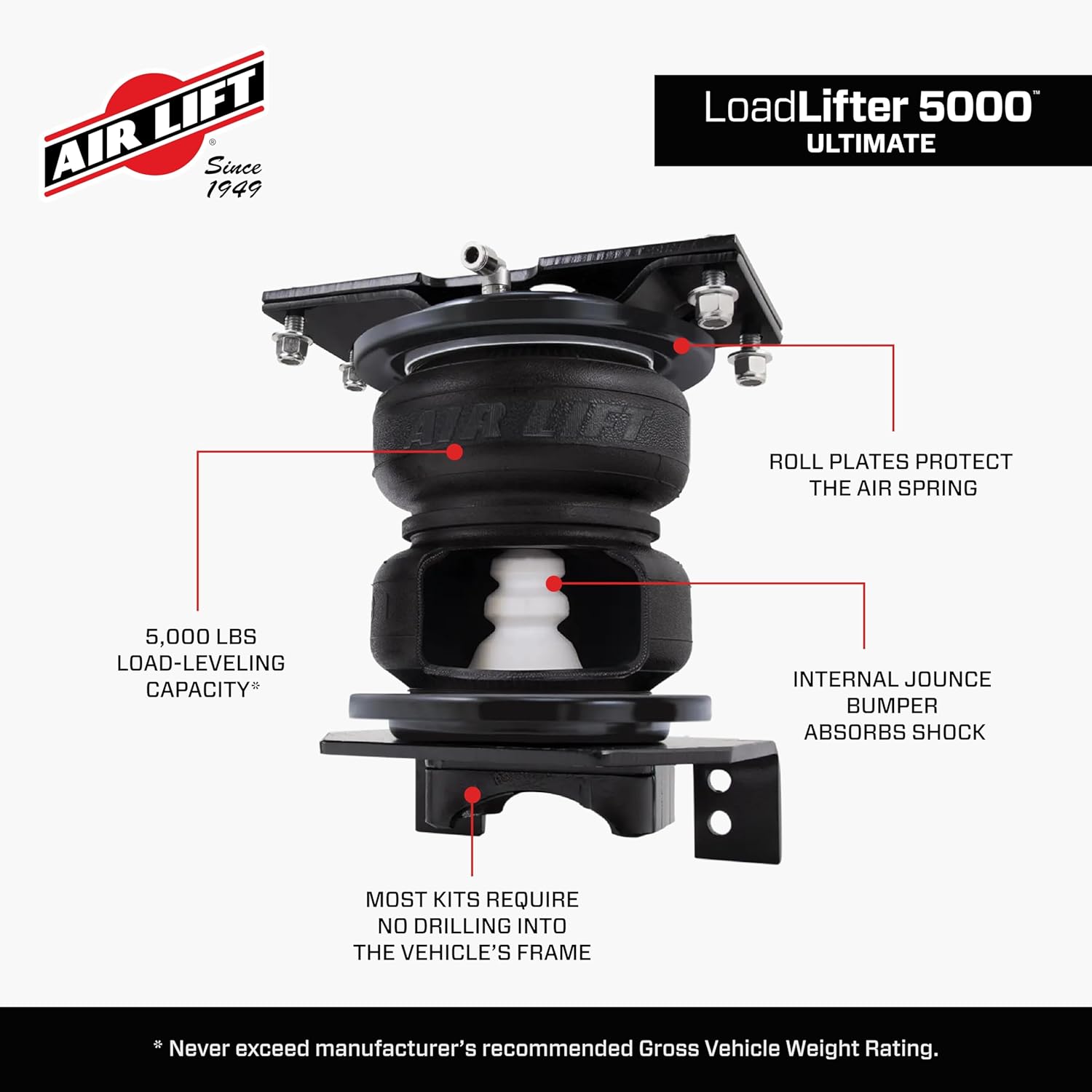 Detalle 2 de Air Lift LoadLifter 5000 Ultimate Air Spring Kit for 2007-2021 Toyota Tundra (88299)