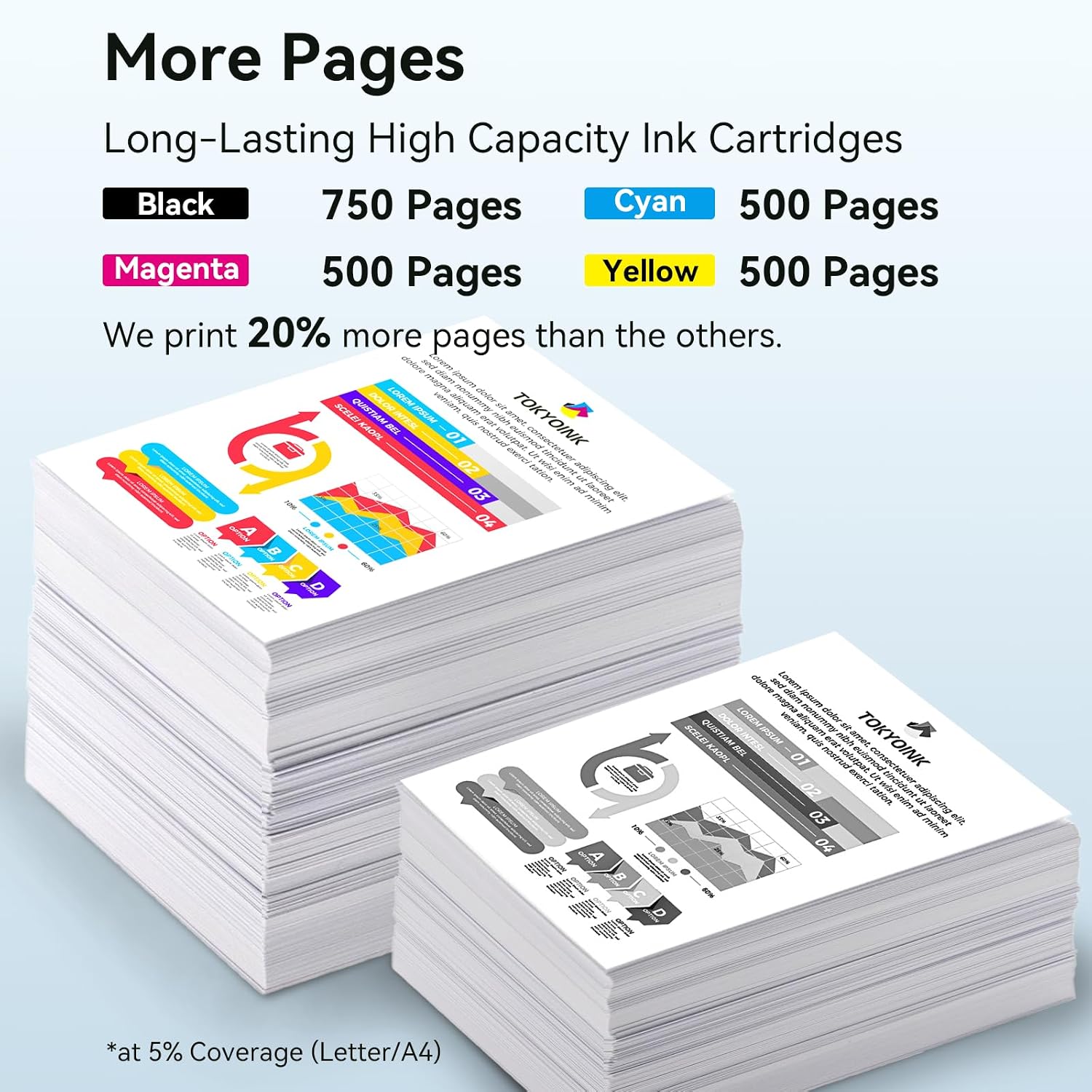 Detalle de TOKYOINK 67XL Ink Cartridges 750 pages 🖨