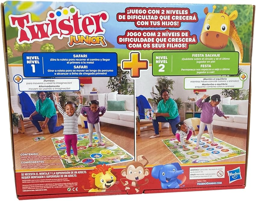 Thumbnail 3 de Hasbro Gaming Twister Junior Aventura con Animales 🐾
