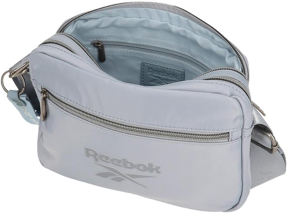 Thumbnail 3 de Reebok Annabel : sac bandoulière bleu en polyester et PU (25 x 18 x 7 cm) avec double compartiment