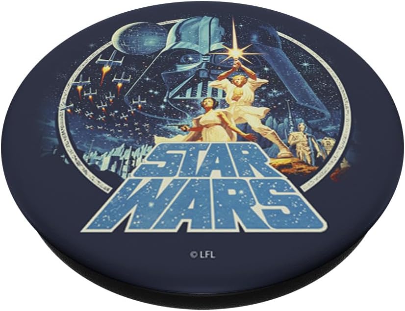 Thumbnail 1 de PopSockets Star Wars Group Victory Scene Retro Poster PopGrip avec PopTop interchangeable
