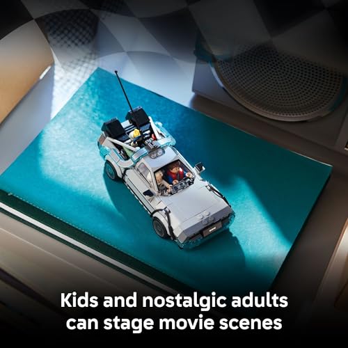 Detalle de LEGO Speed Champions Time Machine (77256) from Back to the Future — Dual Build Modes