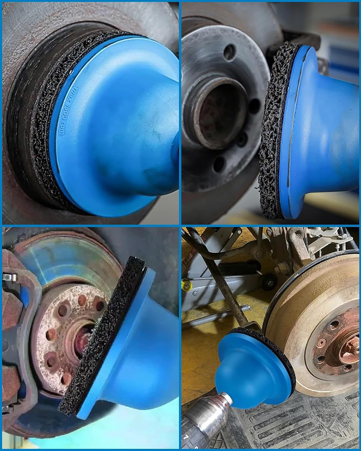 Detalle de GWAEPU 4-Teiliges Radnabenschleifer Auto – Innen Ø 90 mm, Außen Ø 150 mm, 1/2" Vierkantantrieb