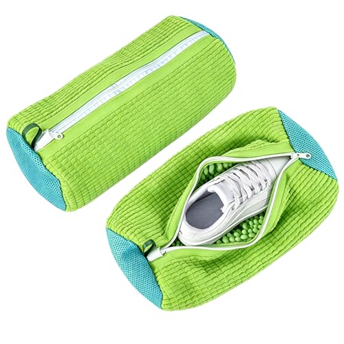 WUFANC Sacchetto Scarpe Lavatrice 2 Pezzi | Protezione e Pulizia Completa per Sneakers e Scarpe Sportive