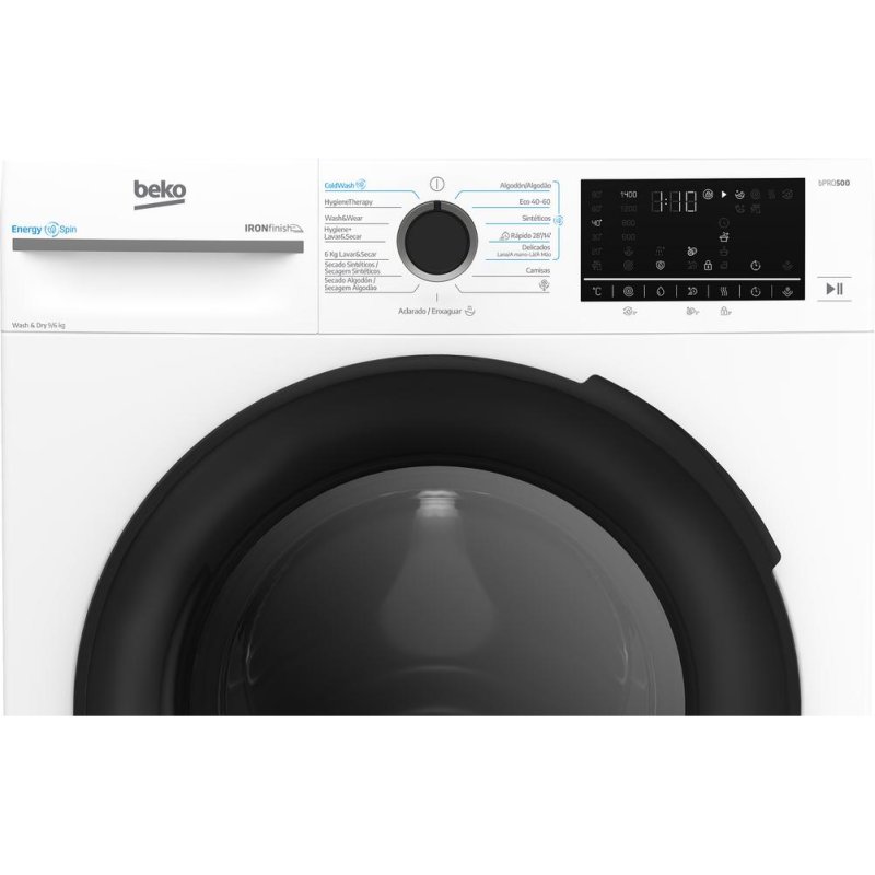 Detalle de Lavasecadora Beko 9 kg BM5DFT49437WB AquaWave with ProSmart Inverter y 1400 rpm