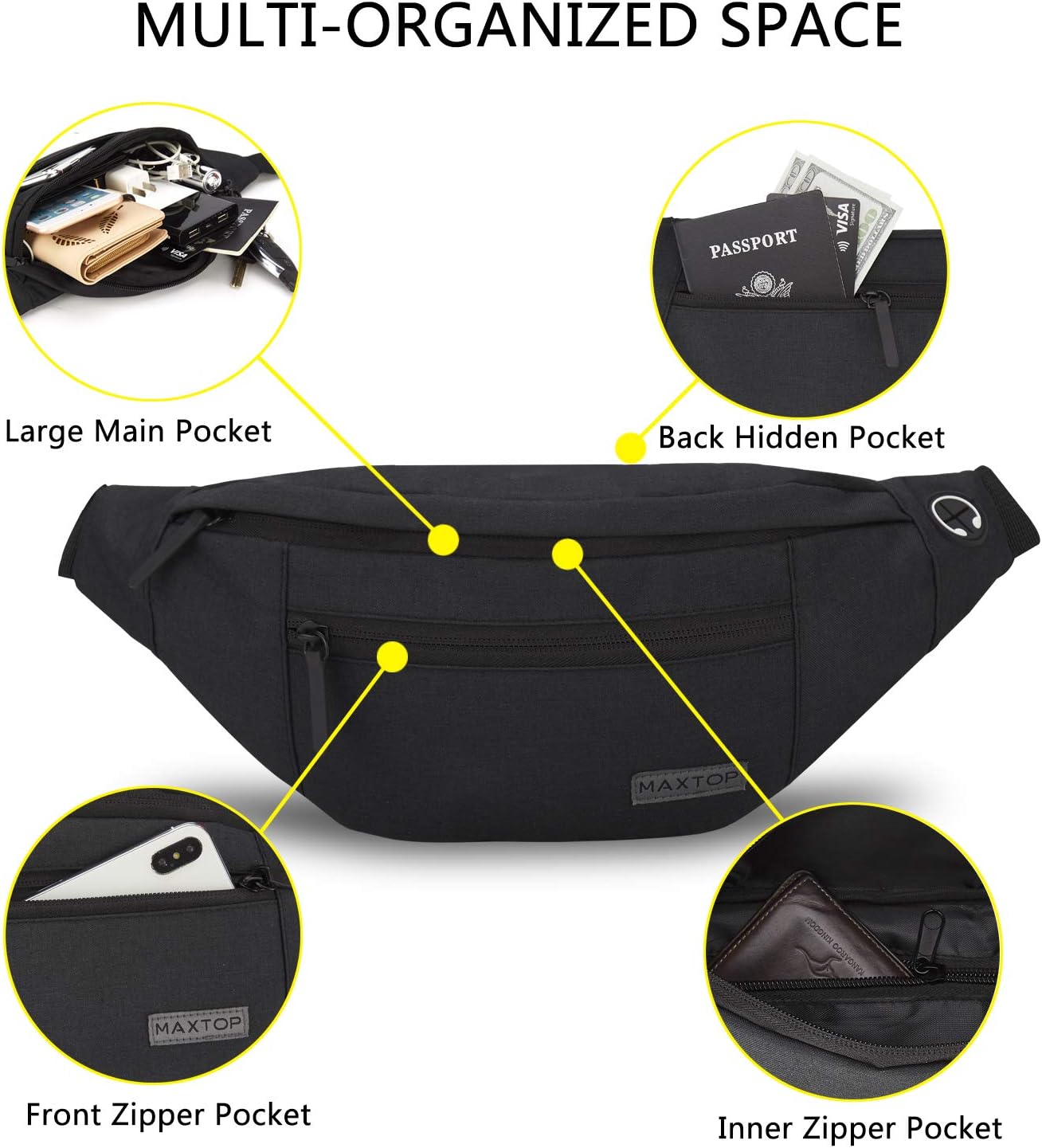 Detalle de MAXTOP Bauchtasche 120 cm