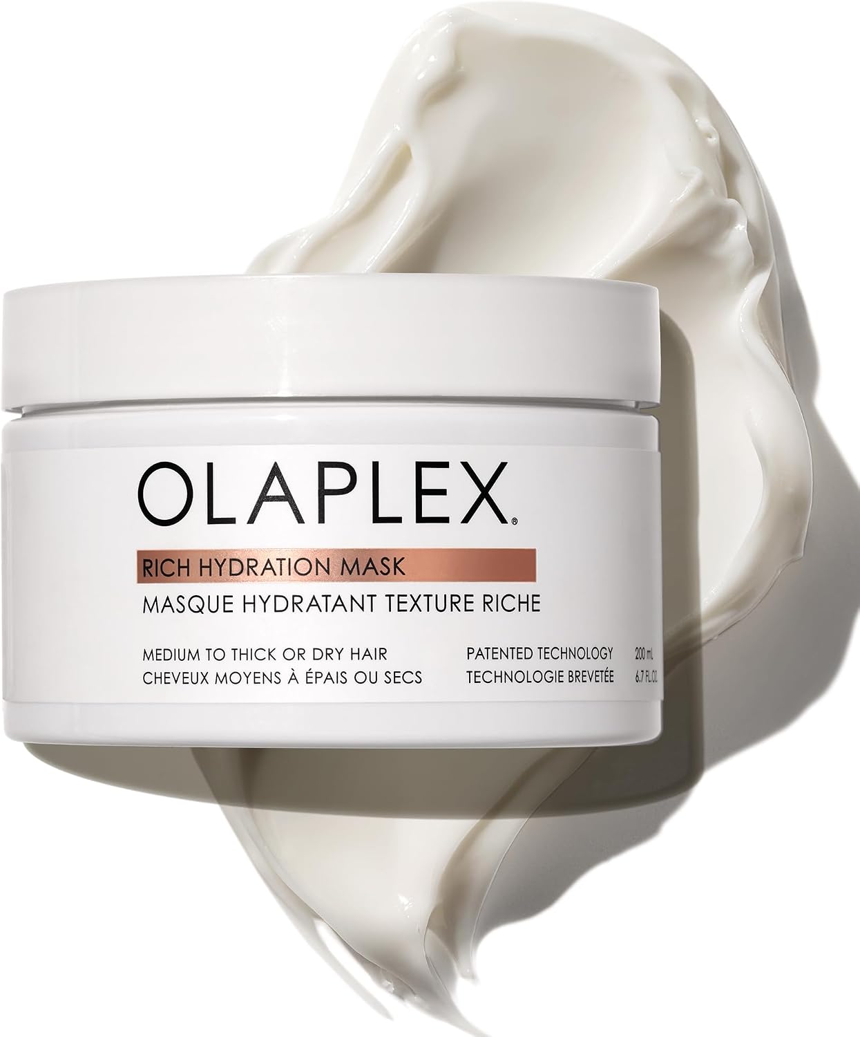 Olaplex Masque hydratant riche — Masque scellant les cuticules pour cheveux secs ou texture moyenne à épaisse