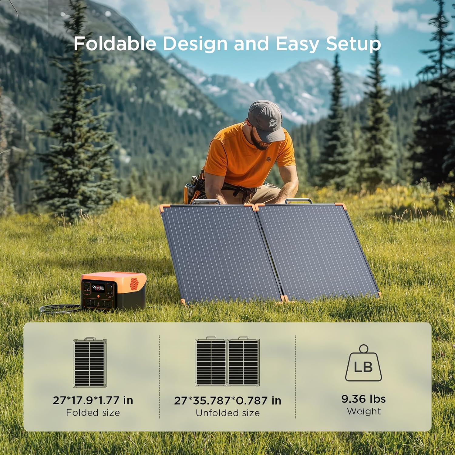 Thumbnail 5 de 200 watt Portable Solar Panel 20A PWM Controller ☀