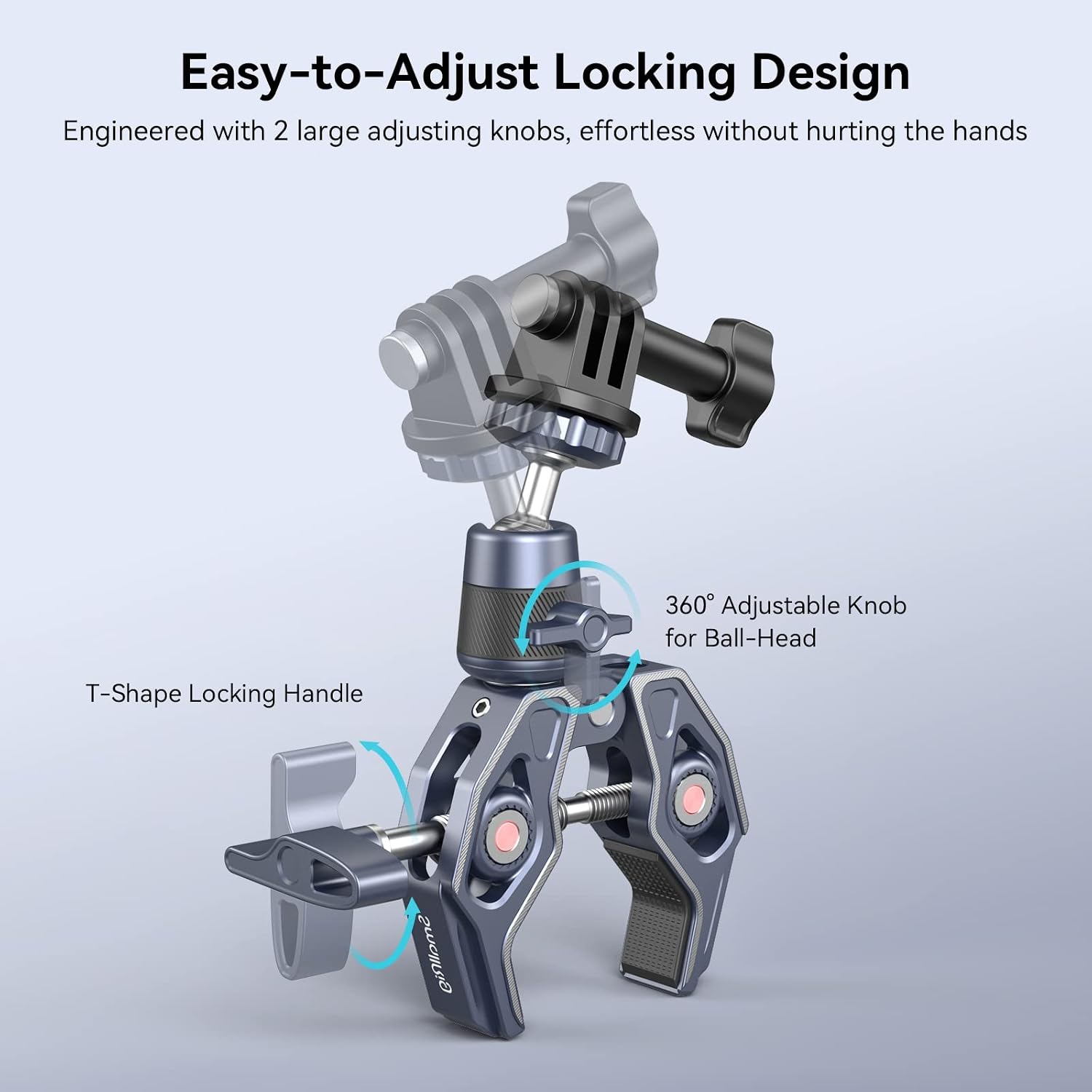 Thumbnail 6 de SmallRig Super Clamp with Ballhead (4102) – camera mount clamp with quick release adapter