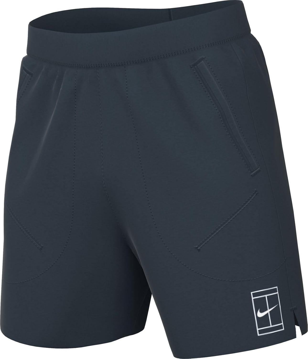 Detalle de Nike NikeCourt Advantage Dri-FIT – męskie spodenki tenisowe, ok. 20,5 cm