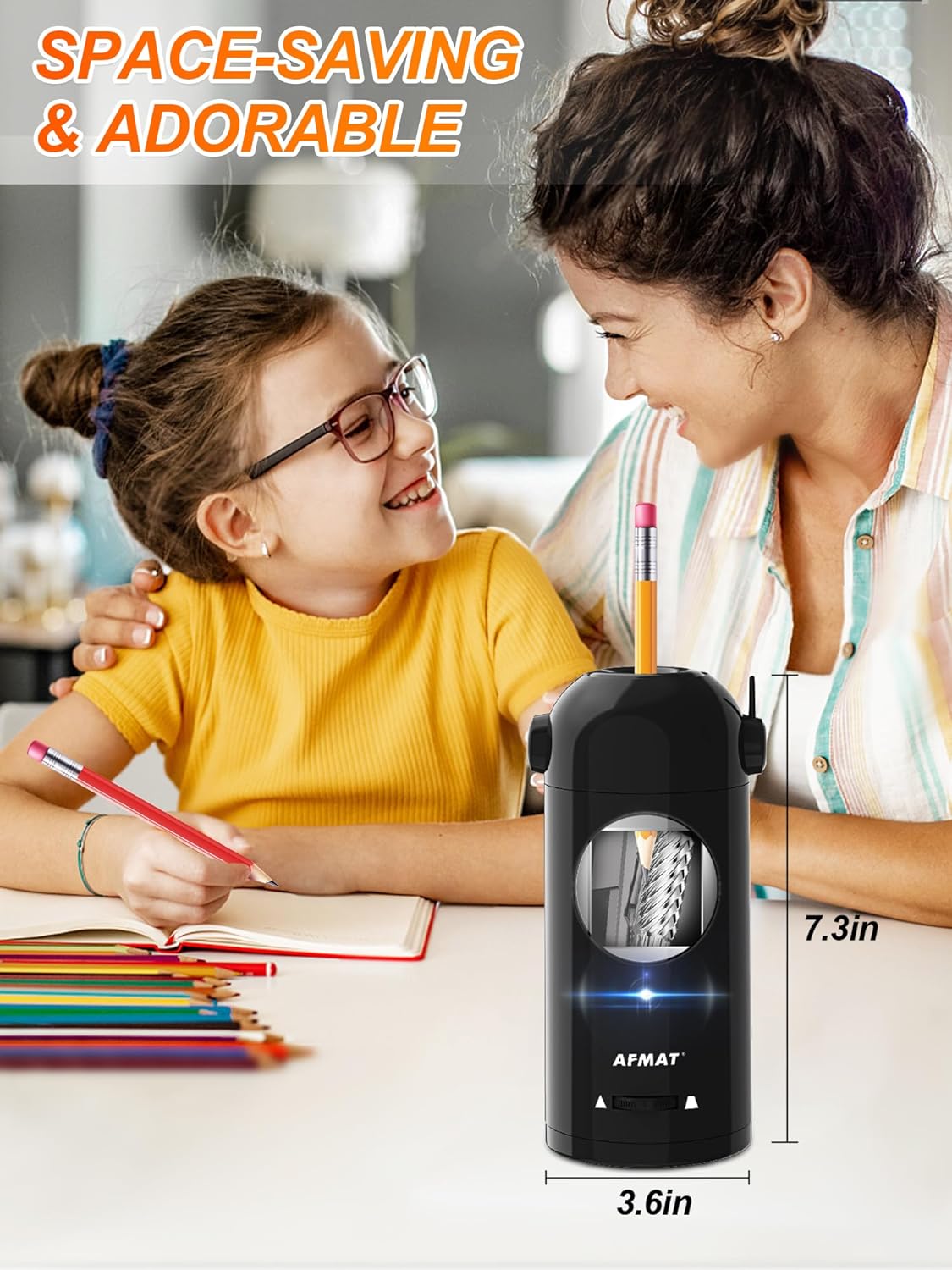 Detalle de AFMAT PSX5 Fully Automatic Electric Pencil Sharpener