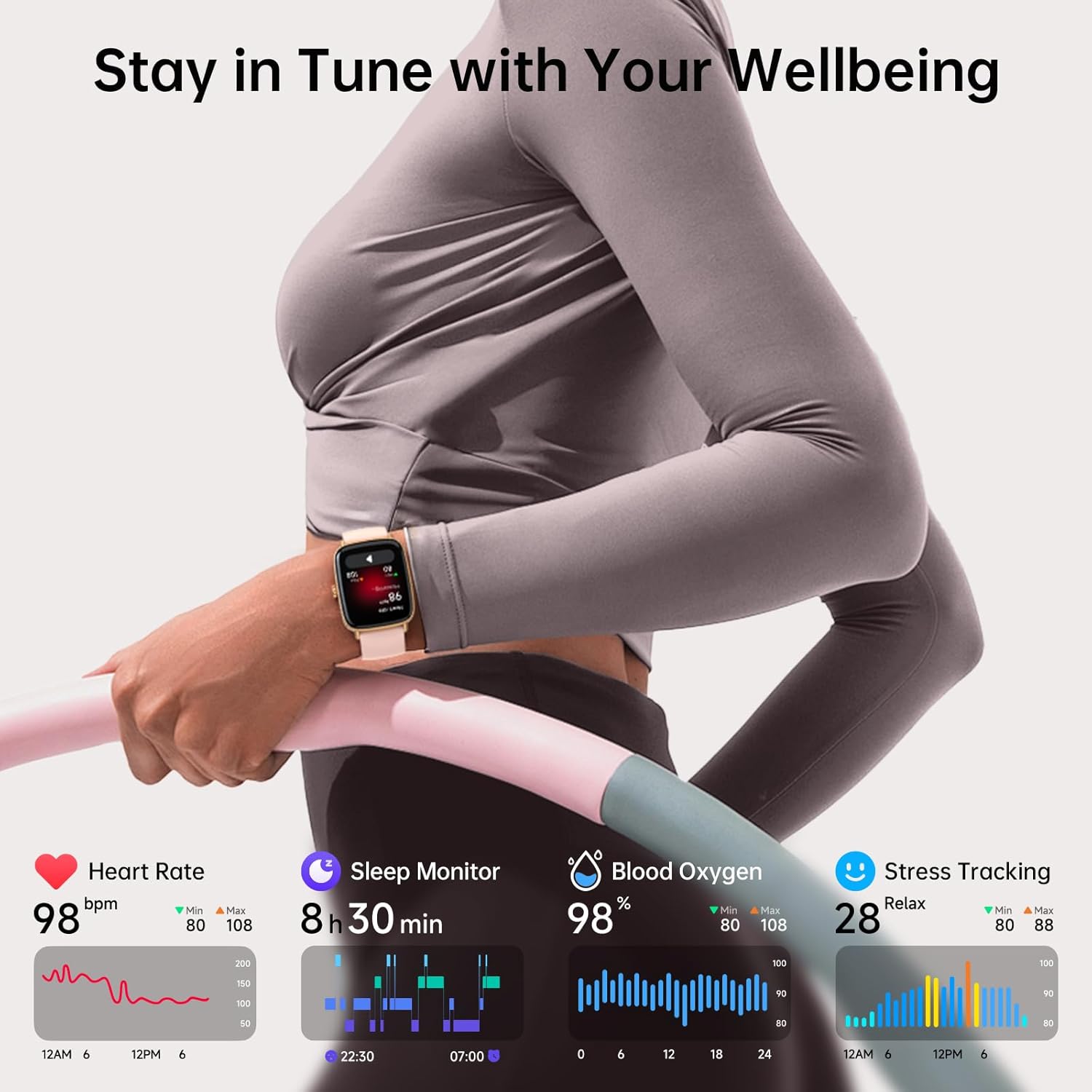 Detalle de Smart Watches for Women 1.85" HD Fitness Watch