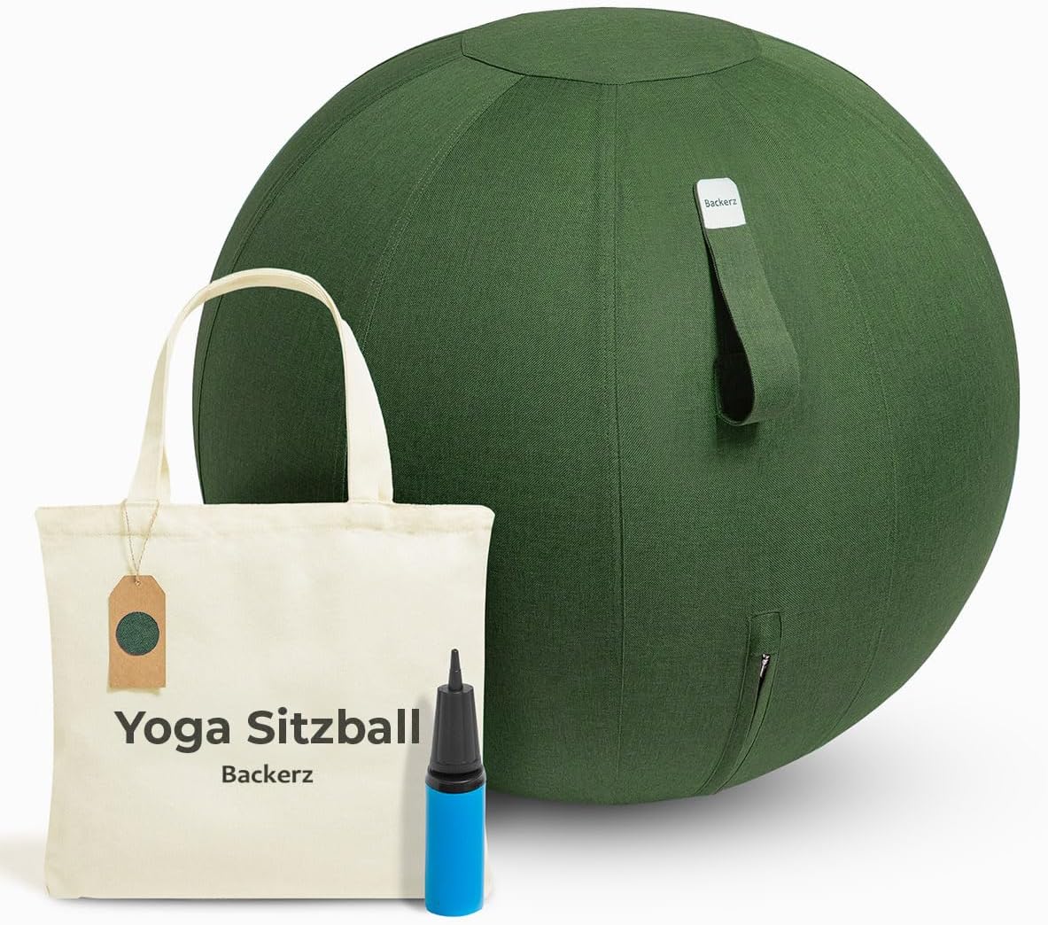 Backerz Sitzball 75 cm Ergonomisch