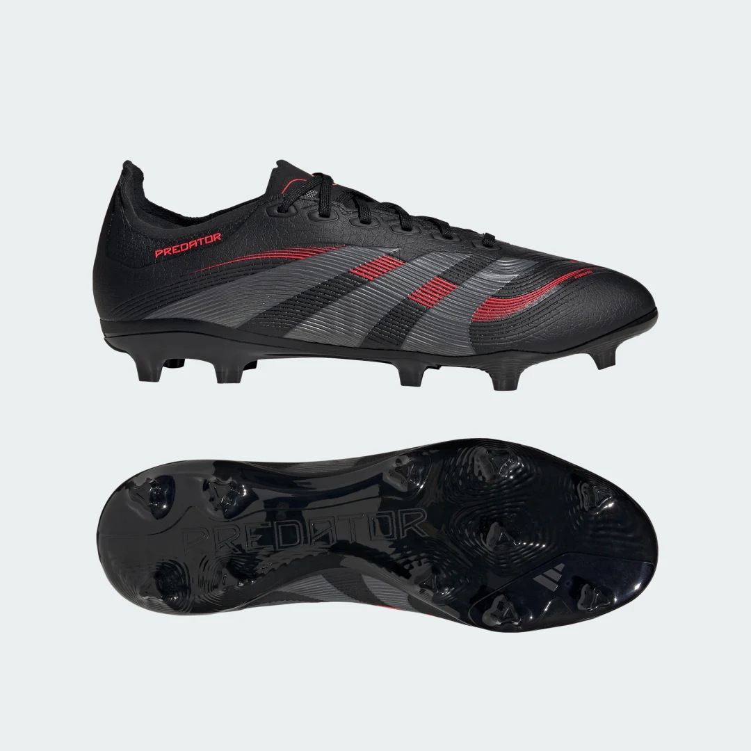 Detalle de Adidas Predator League bota de fútbol para césped natural seco y multisuperficie (negro)