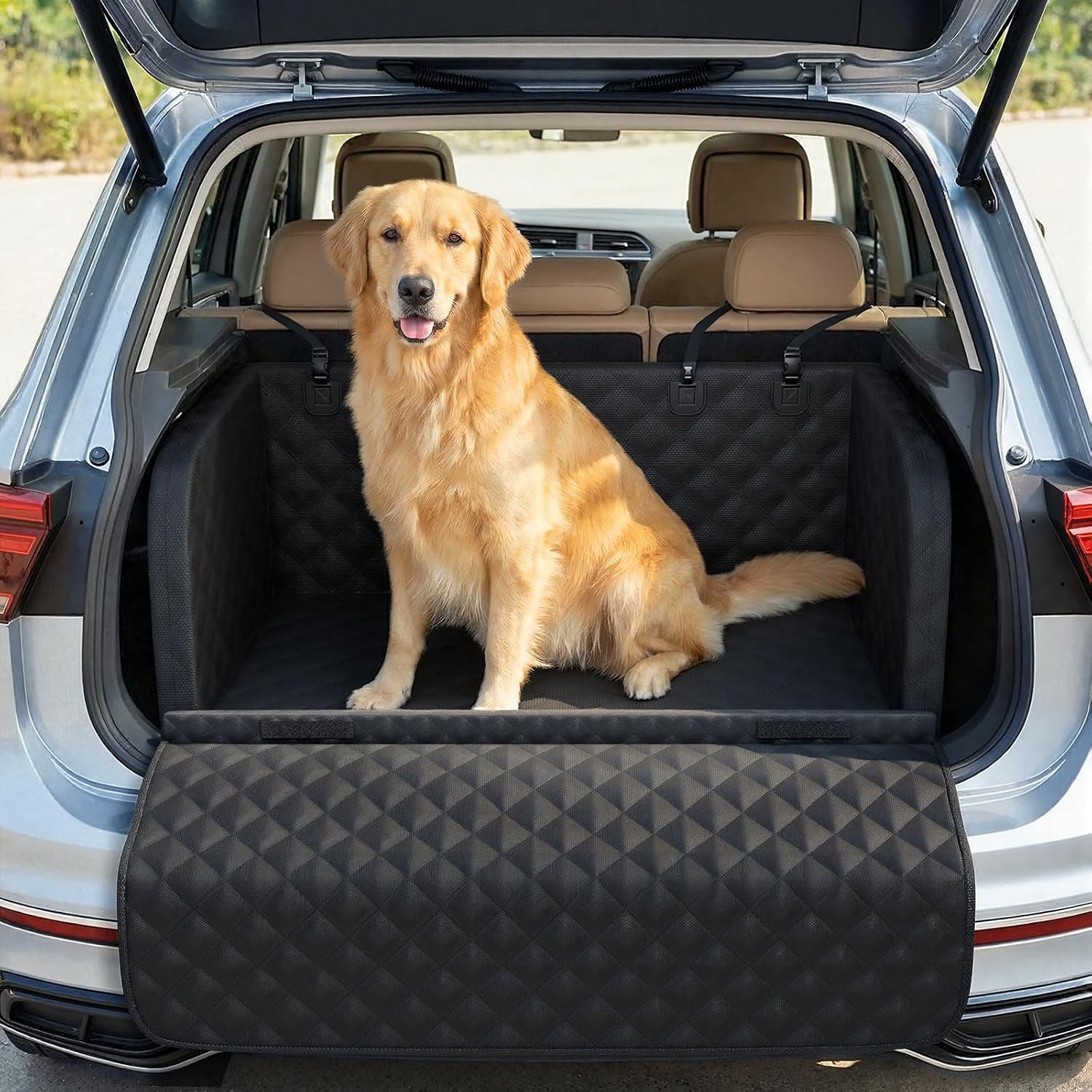 Detalle de pecute Kofferraumschutz Hundedecke SUV