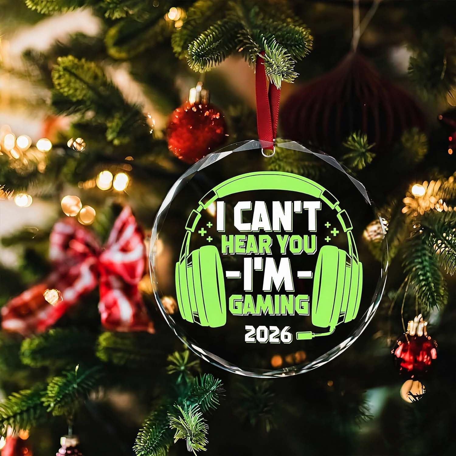 Thumbnail 6 de Gaming Christmas ornament, glass