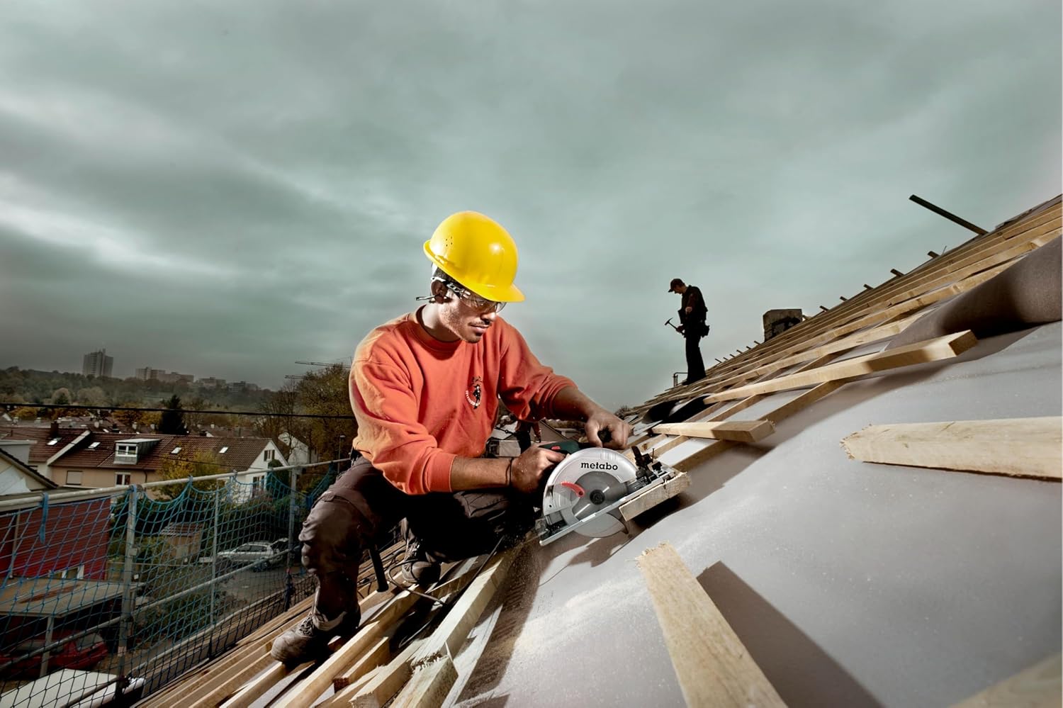 Thumbnail 2 de Metabo KS 55 FS: sega circolare manuale da 1200 W con profondità 55 mm e guida rail