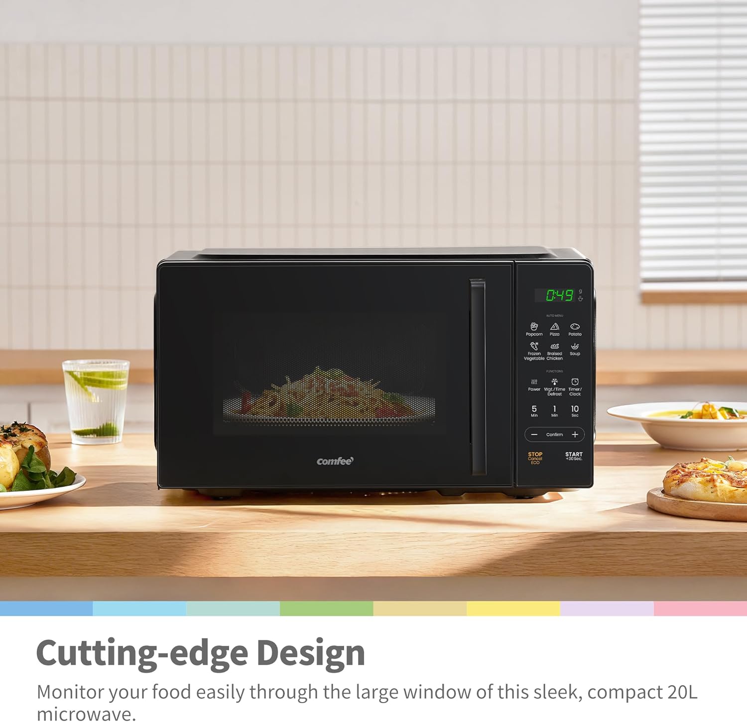 Thumbnail 2 de COMFEE' CMO-EM202NF 20L 700W microwave