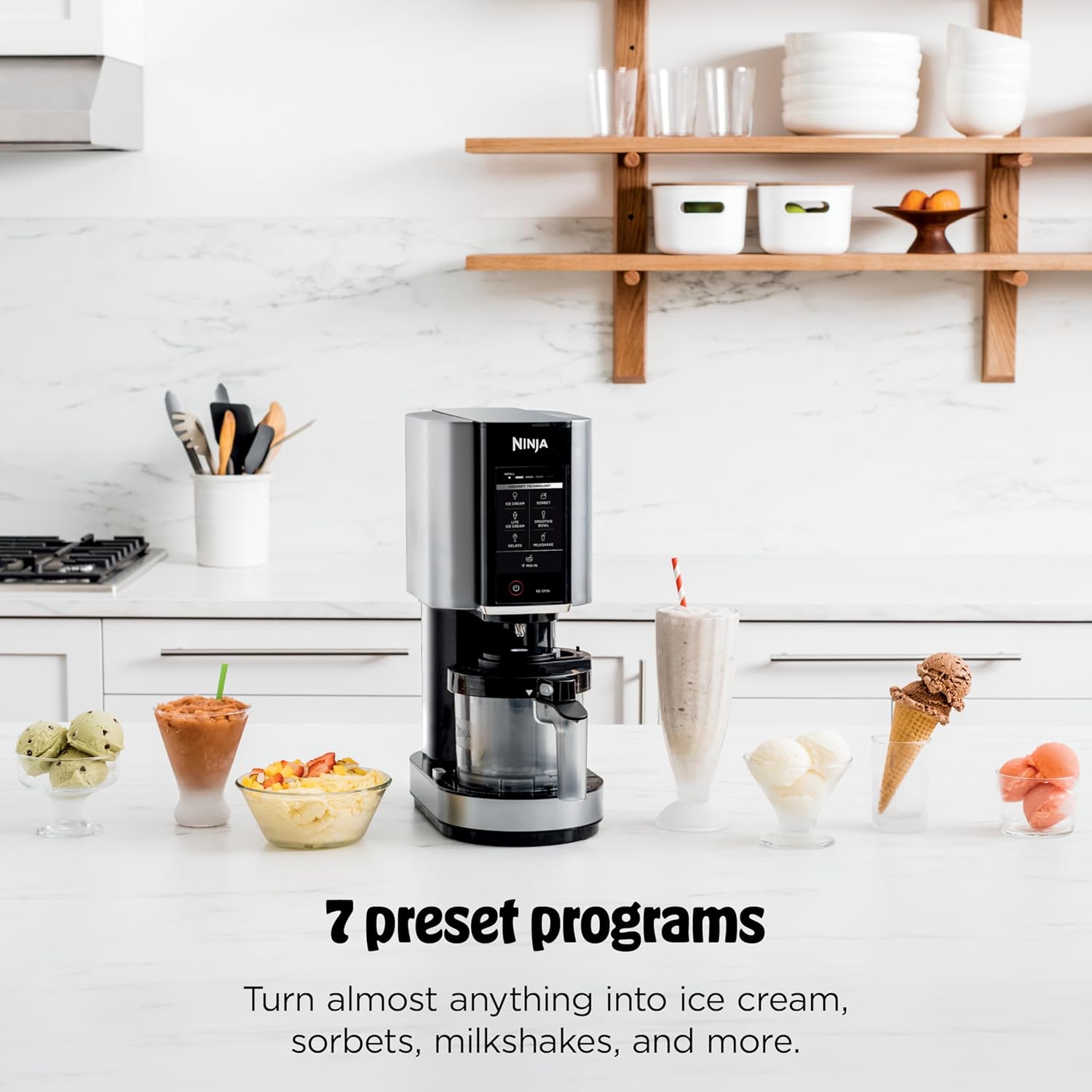 Detalle 2 de Ninja NC301 CREAMi 800W Ice Cream Maker