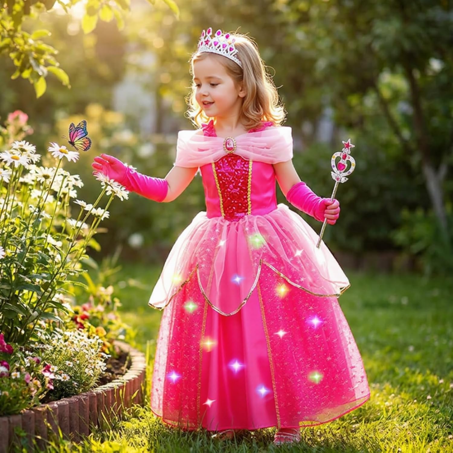 Thumbnail 6 de MELAND Princess Sleeping Light Up Dress 3-10 yrs