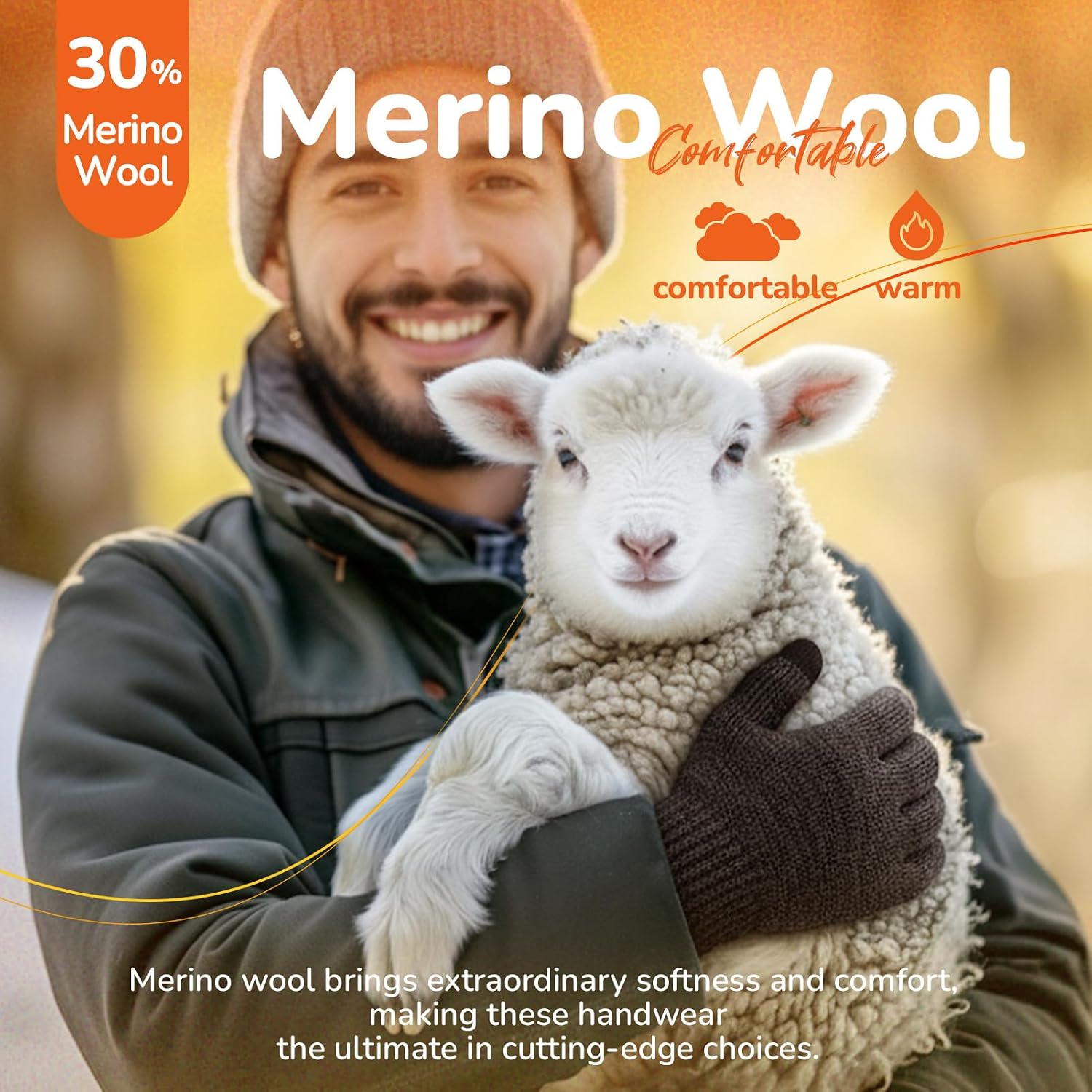 Thumbnail 2 de Merino Wool Gloves