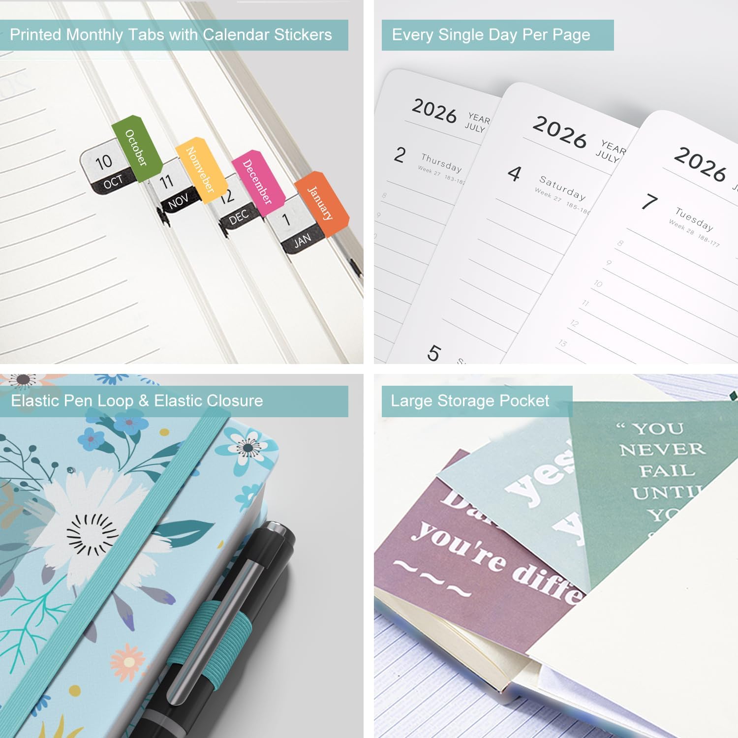 Thumbnail 6 de Sailingvan Academic Diary 2026–2027: Page A Day, A5