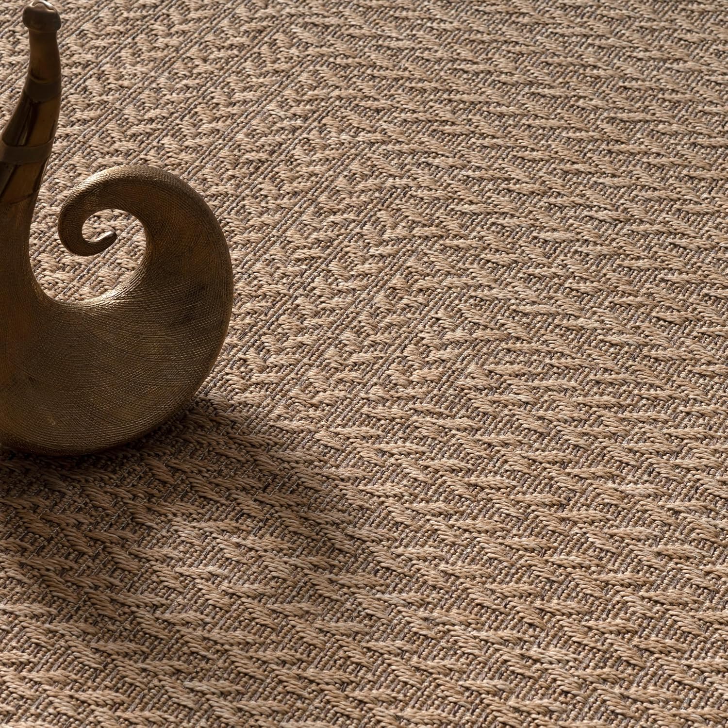 Thumbnail 3 de Paco Home Indoor-Outdoor Teppich (240x340 cm) im Jute-Look – beige 3, robust & wetterfest