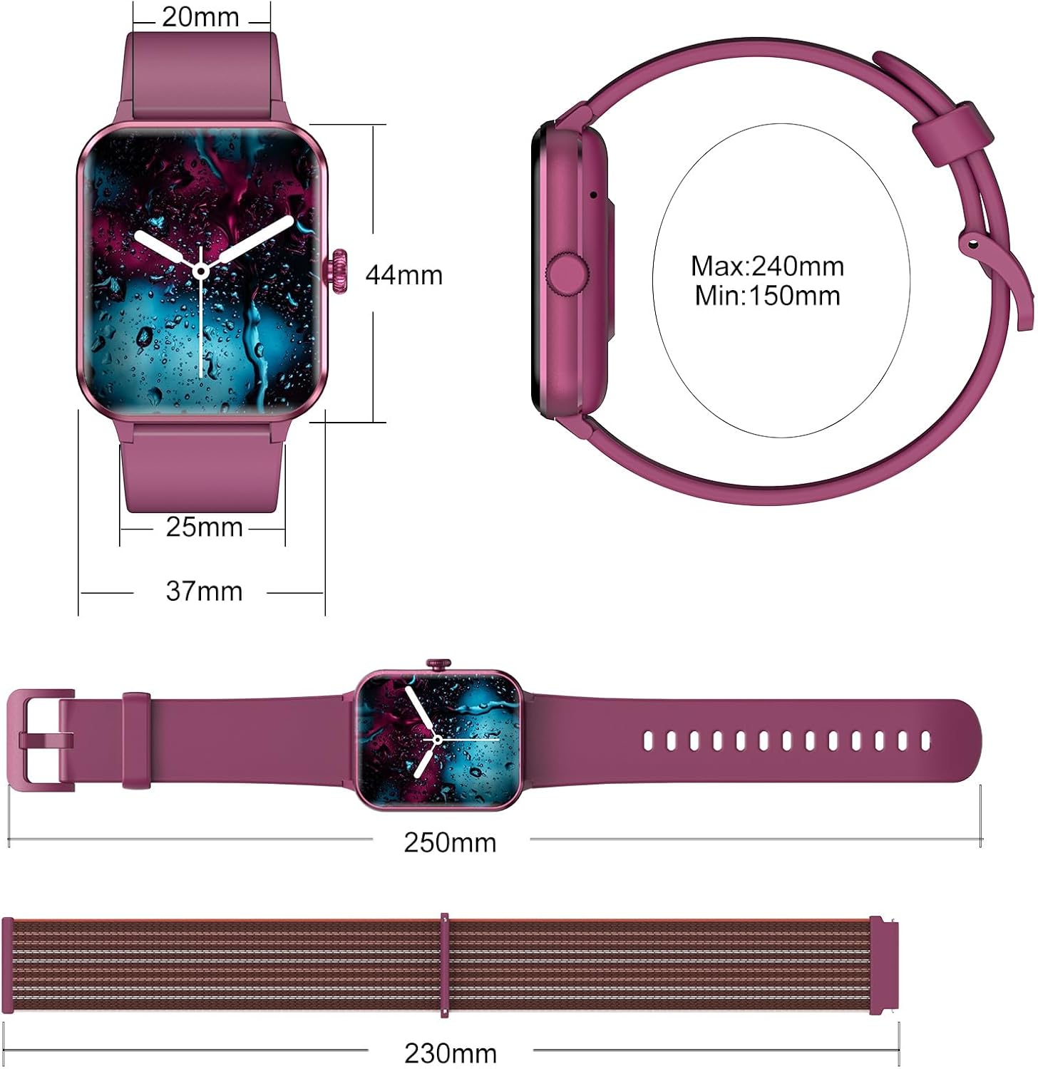 Thumbnail 6 de Blackview Smartwatch Mujer: Llamadas, Salud y Actividad ⌚