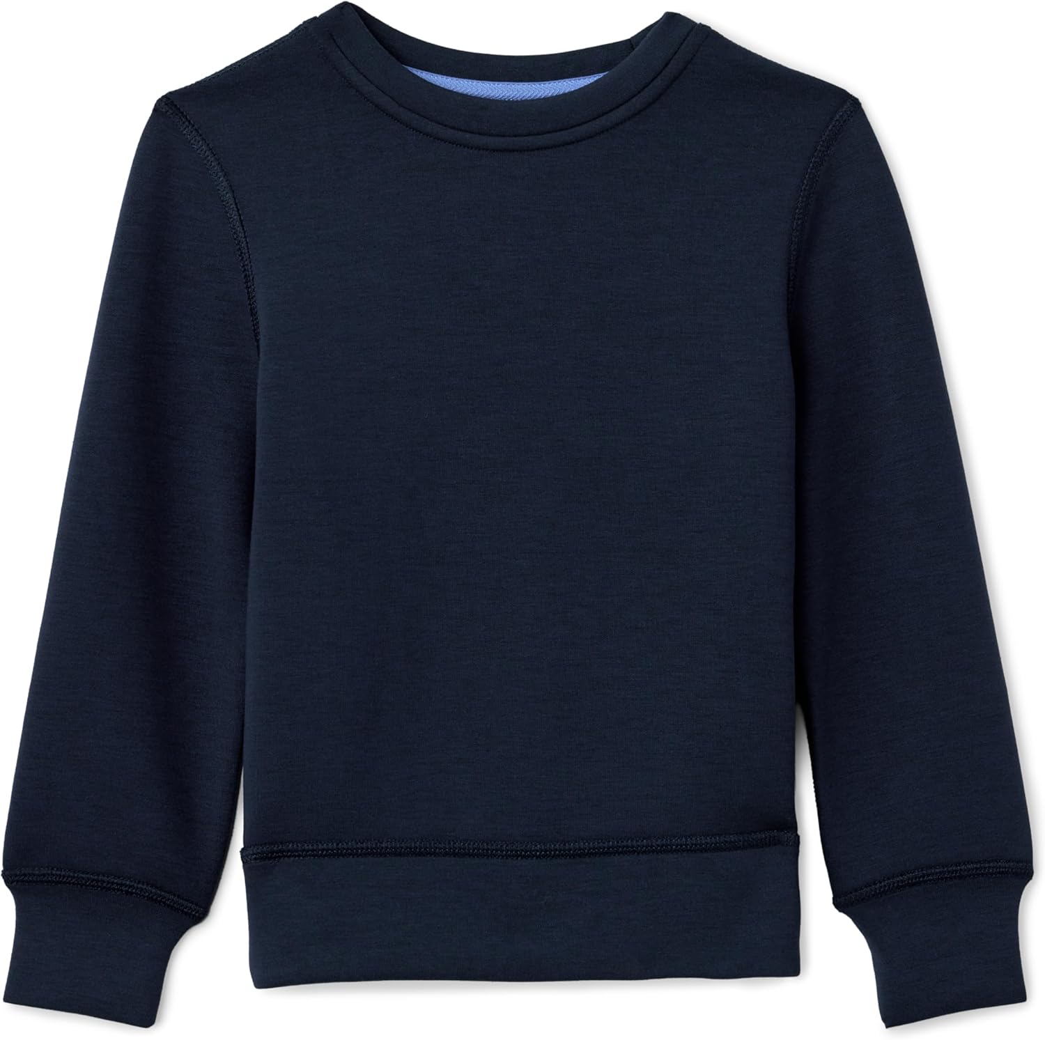 Detalle 2 de Amazon Essentials Boys' Active Sweat Relaxed-Fit Crewneck Pullover Sweatshirt (Light Blue, Large)
