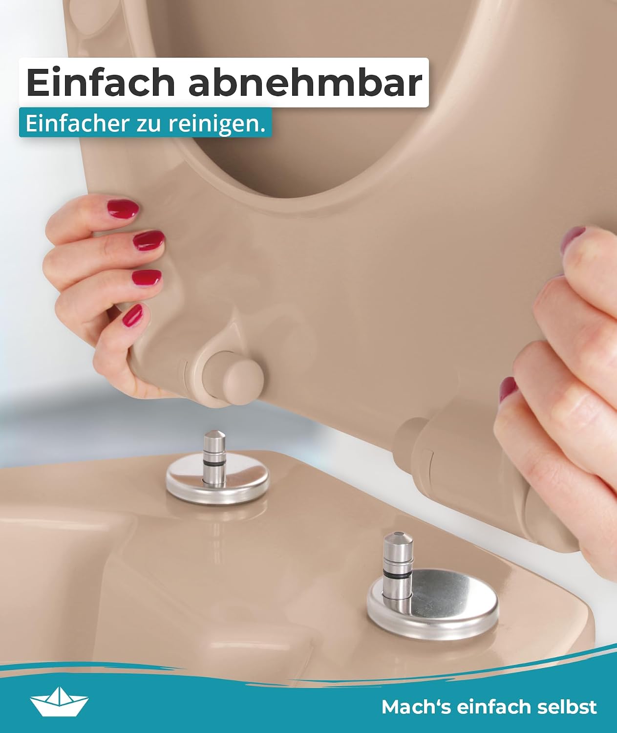 Detalle 2 de Calmwaters WC Sitz 250 kg, Premium