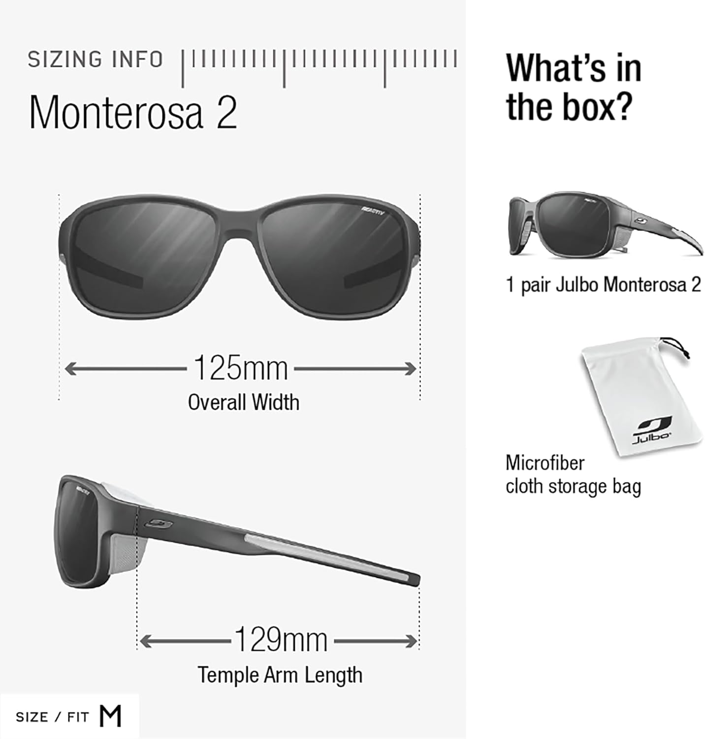 Thumbnail 2 de Julbo MONTEROSA 2 – Lunettes de soleil alpines pour homme/femme, mixte