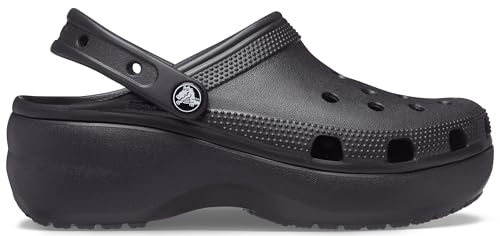 Detalle 2 de Crocs Classic Platform Clog W 🖤 Zuecos Mujer Negro 36/37 EU