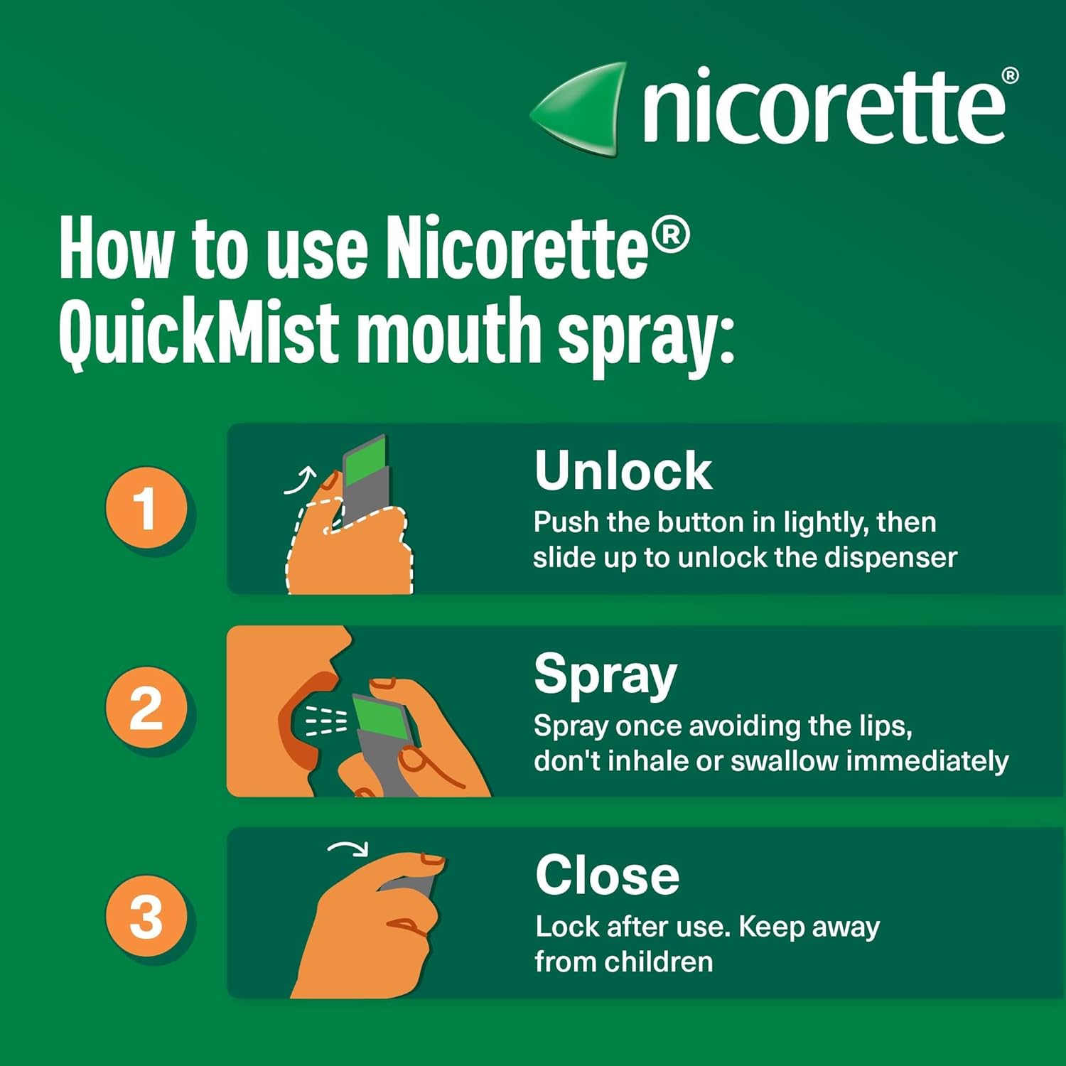 Thumbnail 2 de Nicorette QuickMist Freshmint 2 x 150 sprays 🚬