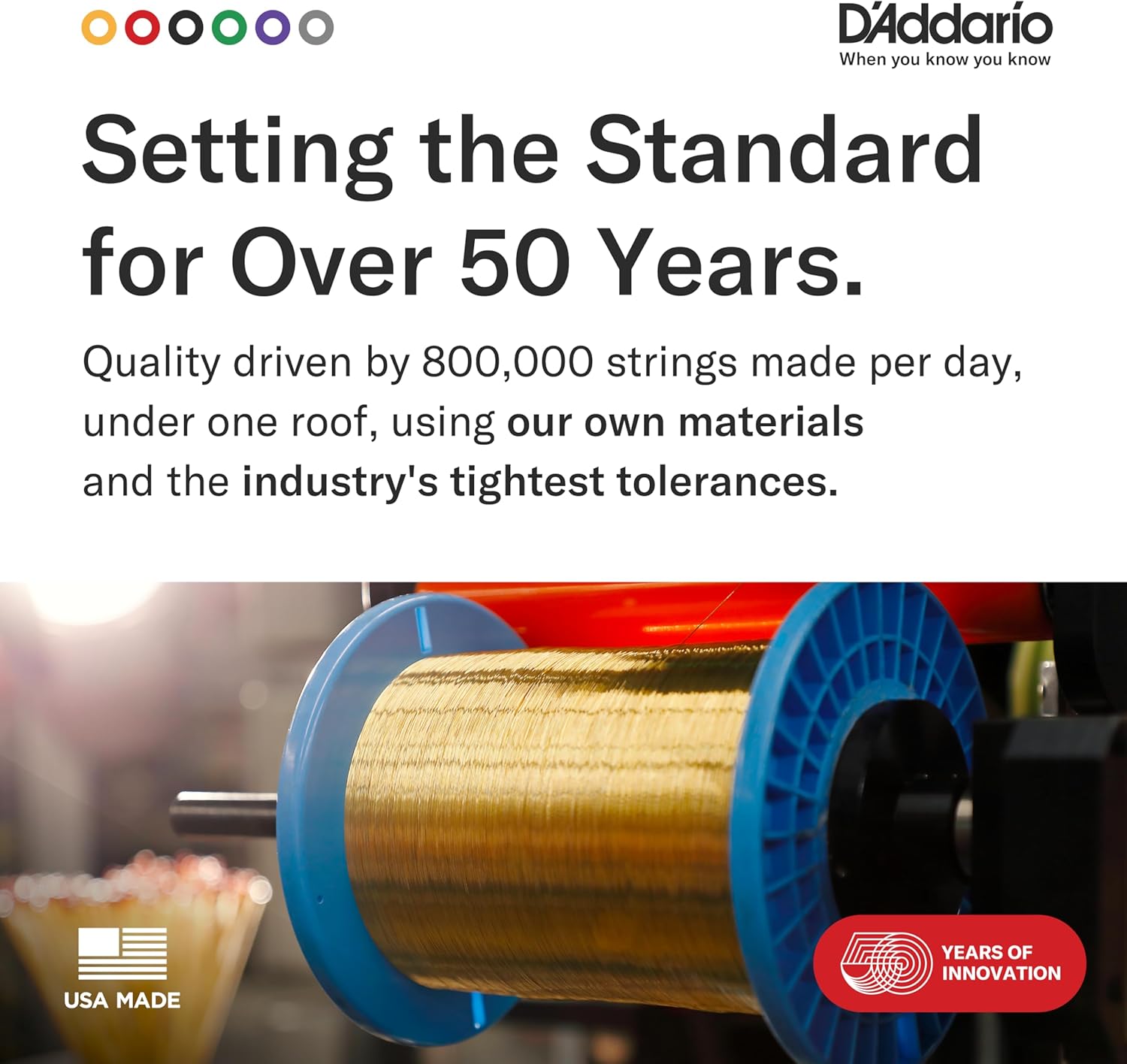 Thumbnail 5 de D'Addario EJ10-3D 80/20 Bronze Acoustic Guitar Strings (Extra Light, 10-47) – 3-Pack