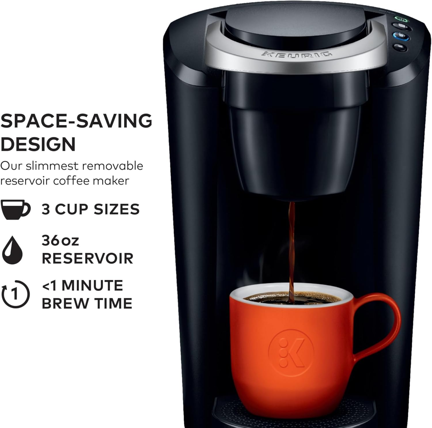 Detalle 2 de Keurig K-Compact K-Cup pod brewer with 36 oz