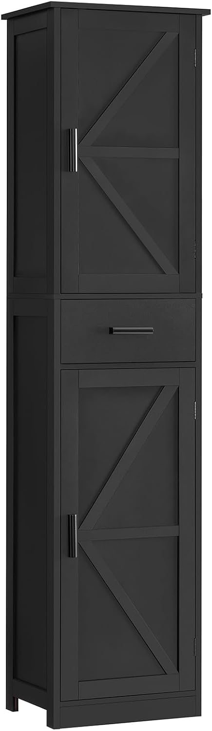 Detalle de TEENFON Tall Bathroom Storage Cabinet, 6 Shelves