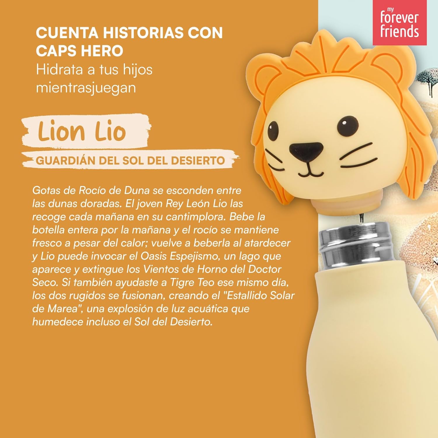 Thumbnail 3 de CapsHero León Lio Botella infantil 520ml