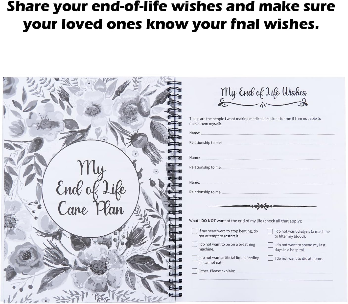 Thumbnail 2 de Bafeil “Sorry It’s Your Problem Now Because I’m Dead” End of Life Planner UK (Grey) — Death Book & Funeral Organiser