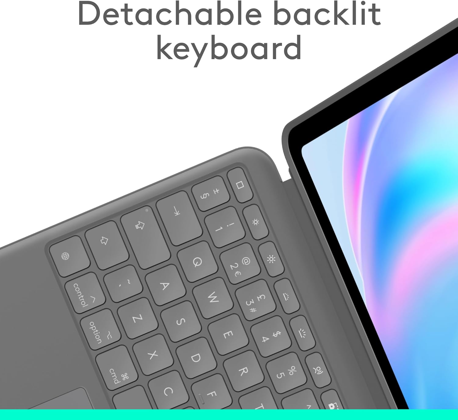 Thumbnail 2 de Logitech Combo Touch iPad Air 13‑inch keyboard case