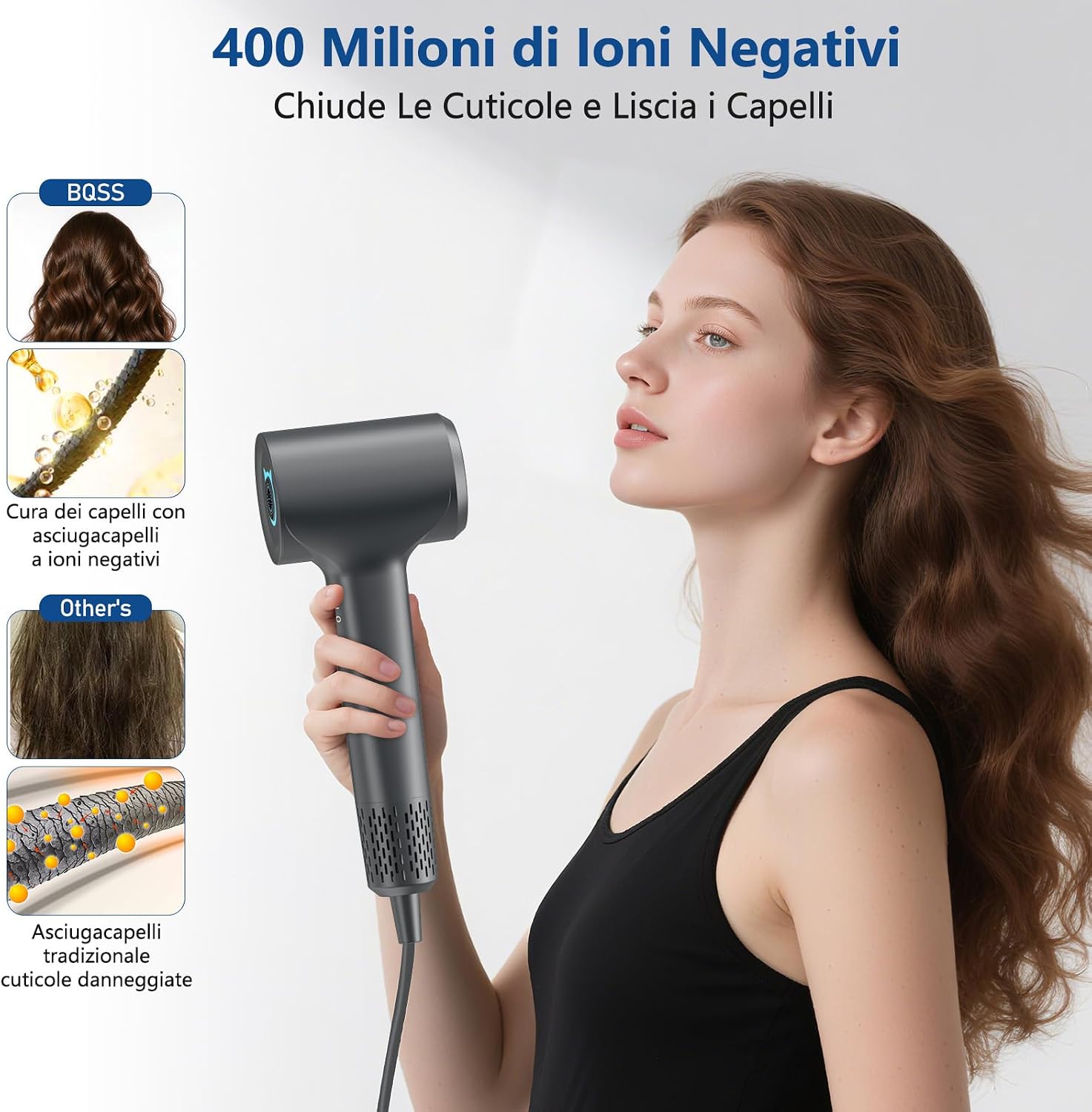Detalle 2 de Asciugacapelli 110.000 giri/min professionale 💇♀
