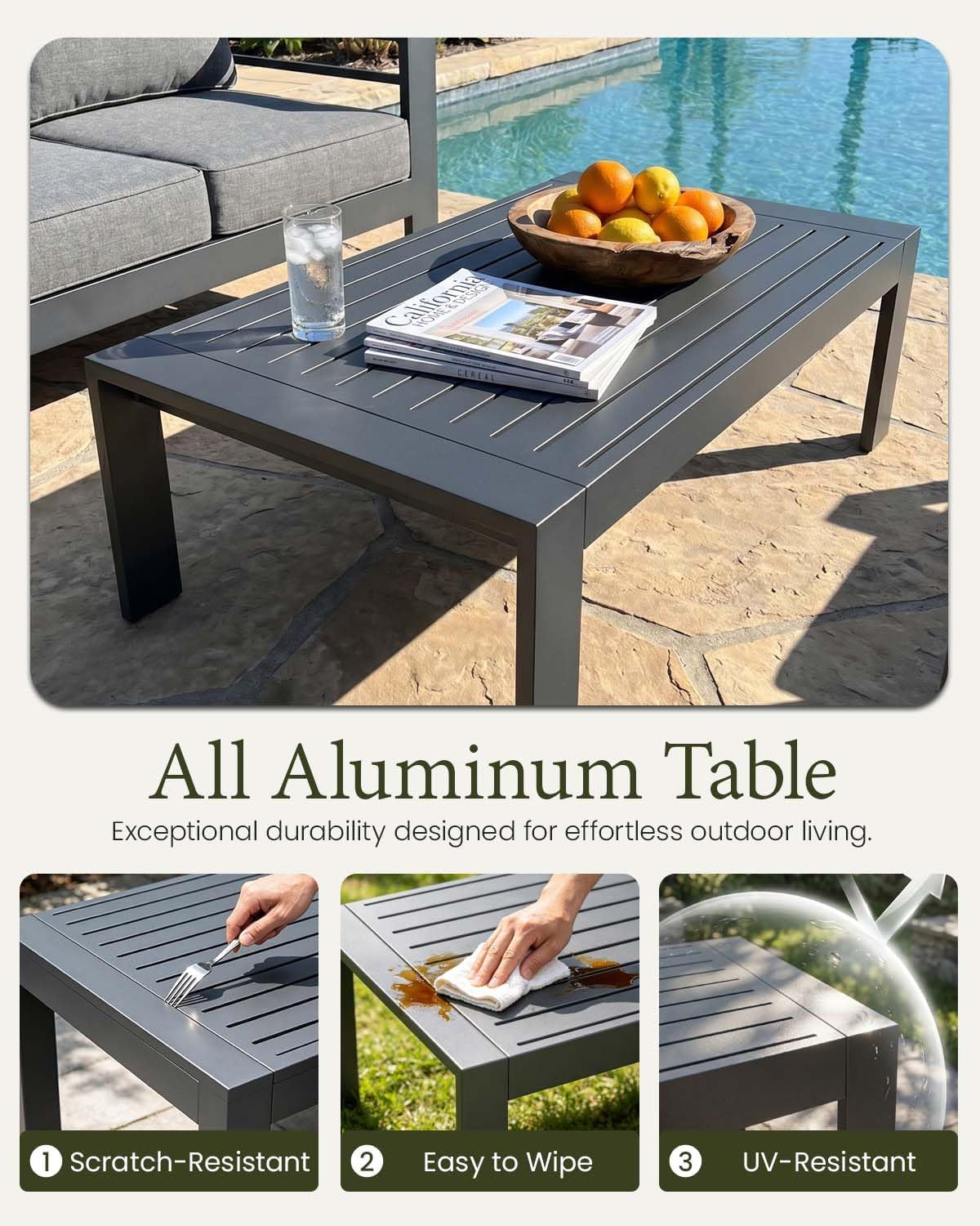 Thumbnail 6 de LayinSun Aluminum Patio Furniture Set